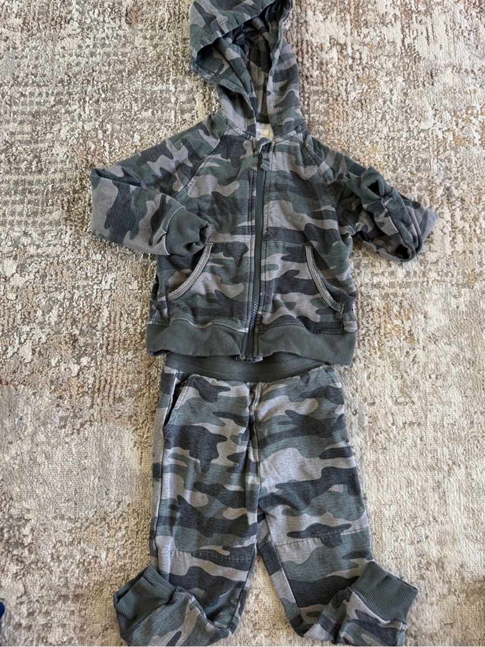 Little Sleepies Camo Hoodie & Jogger Set - 2T